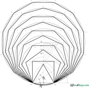poligonos regulares y circunferencia